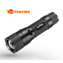 Superfire F3-L2 επαναφορτιζόμενος ισχυρός φακός χειρός